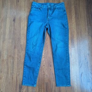 Old Navy | High-Rise OG Straight Button Fly Jeans | 14 Tall
